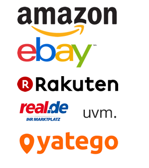 Schnittstelle SelectLine zu amazon, ebay, rakuten, yatego, uvm. über Shopware